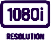1080i Resolution Icon